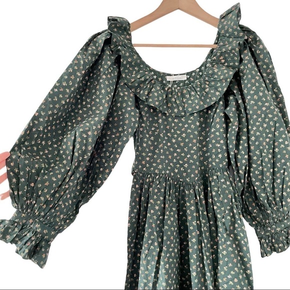 NWT Doen Zarina Dress in Forest Parc Monceau - Picture 9 of 14